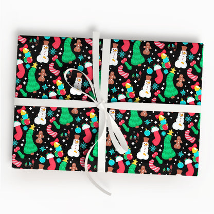 Christmas Wrapping Paper Festive Holiday Gift Wrap