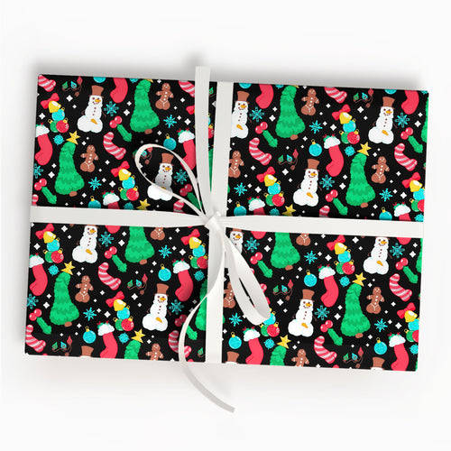 Christmas Wrapping Paper Festive Holiday Gift Wrap
