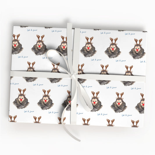 Jon Snow Christmas Wrapping Paper GOT Holiday Gift Wrap