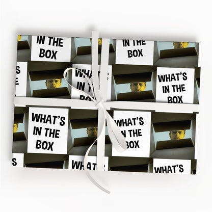 Brad Pitt Meme Wrapping Paper Se7en Movie Gift