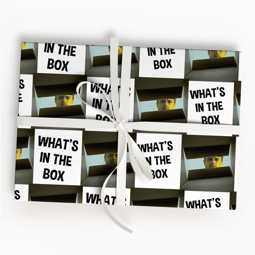 Brad Pitt Meme Wrapping Paper Se7en Movie Gift