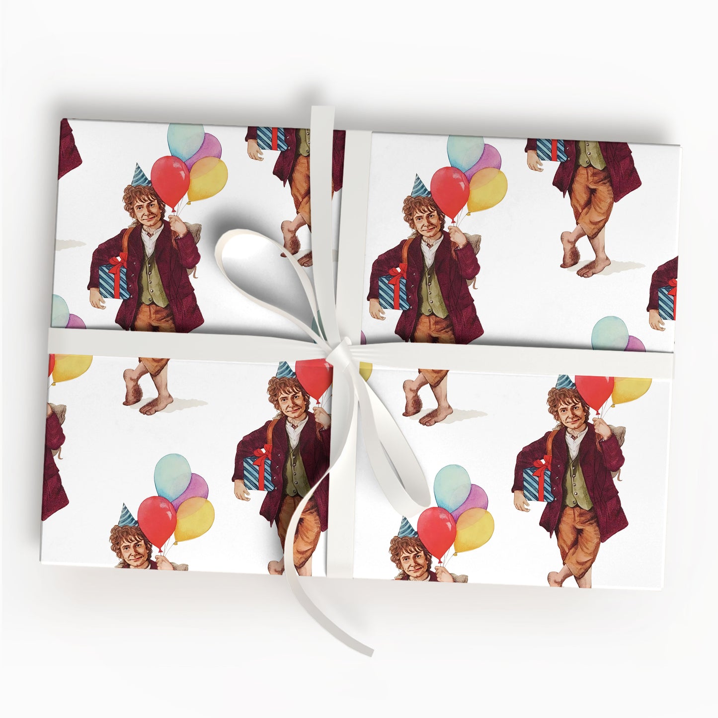 Bilbo Baggins Wrapping Paper Lord of the Rings Paper