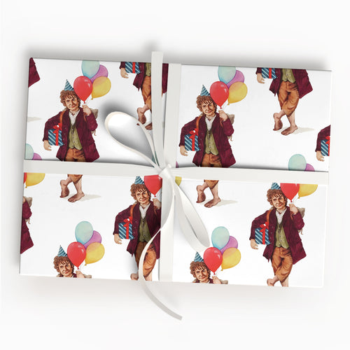 Bilbo Baggins Wrapping Paper Lord of the Rings Paper