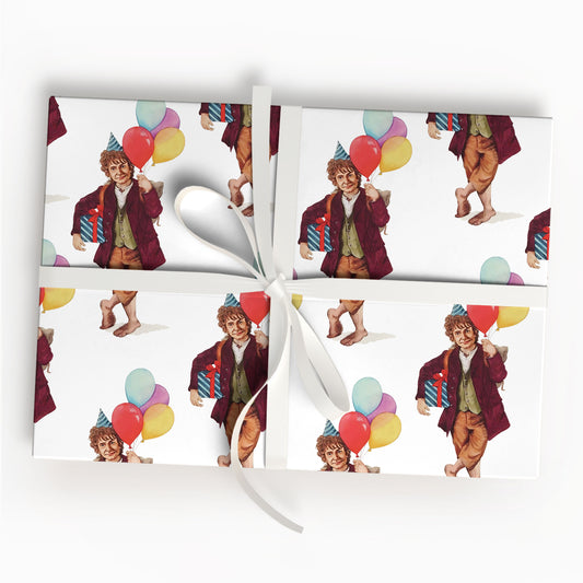 Bilbo Baggins Wrapping Paper Lord of the Rings Paper