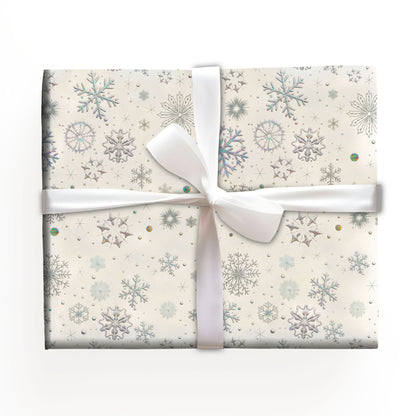 Snowflakes Christmas Wrapping Paper