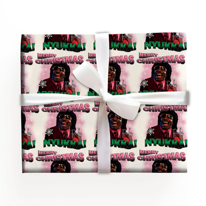 Pinky Nucca Merry Christmas Wrapping Paper
