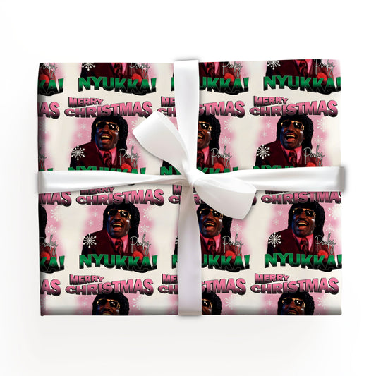 Pinky Nucca Merry Christmas Wrapping Paper
