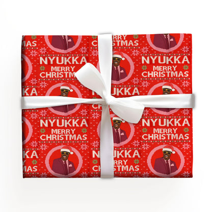 Nyukka Merry Christmas Wrapping Paper