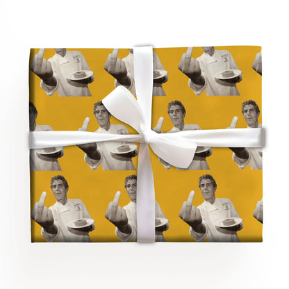 Anthony Bourdain Chef Wrapping Paper Sheet