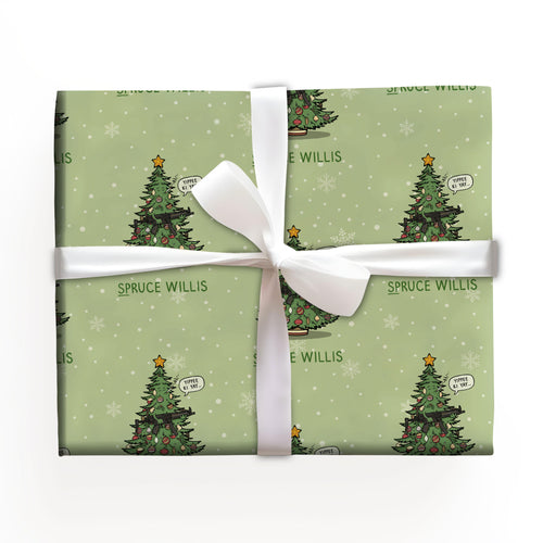Yippee-ki-yay? ?Die Hard Christmas Wrapping Paper Sheet