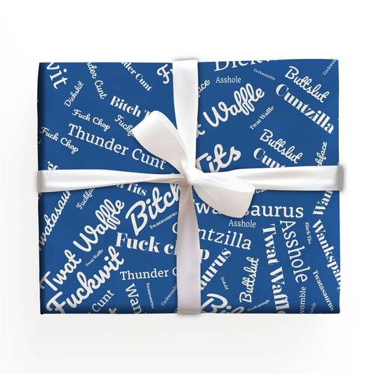 Naughty and Nice Funny Christmas Gift Wrap