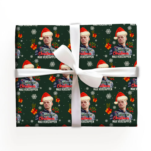 Max Verstappen Wrapping Paper