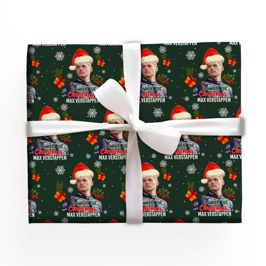 Max Verstappen Wrapping Paper