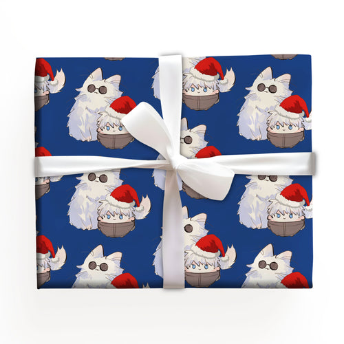 Gojo Satoru Santa Wrapping Paper