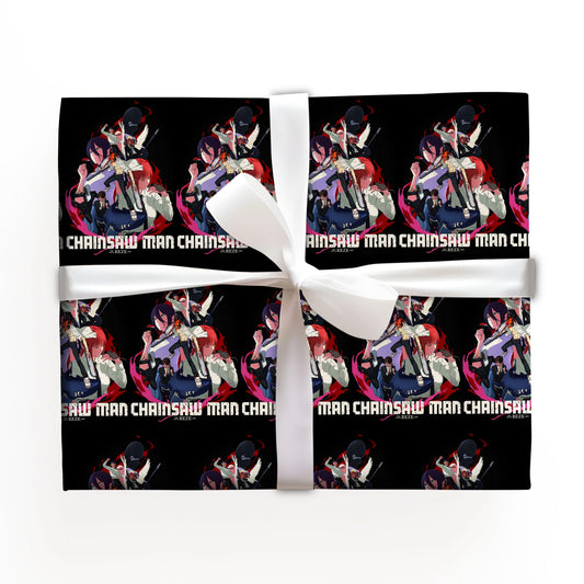 Chainsaw Man Wrapping Paper Holiday Gift