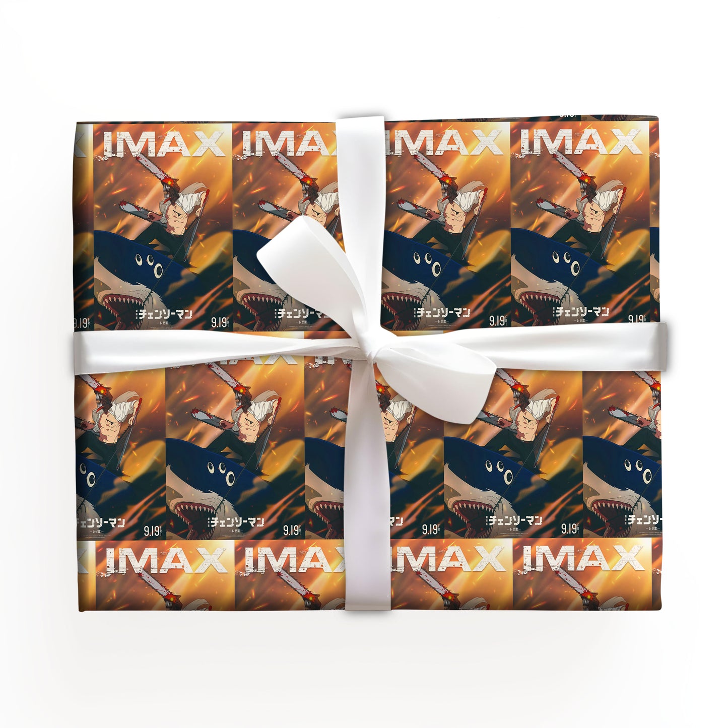 Chainsaw Man Christmas Wrapping Paper