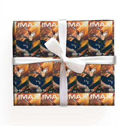 Chainsaw Man Christmas Wrapping Paper