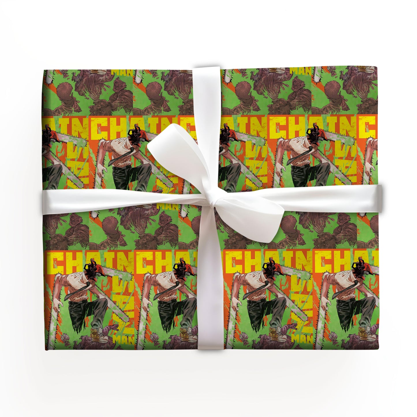 Chainsaw Man Xmas Wrapping Paper