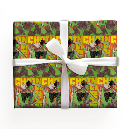 Chainsaw Man Xmas Wrapping Paper