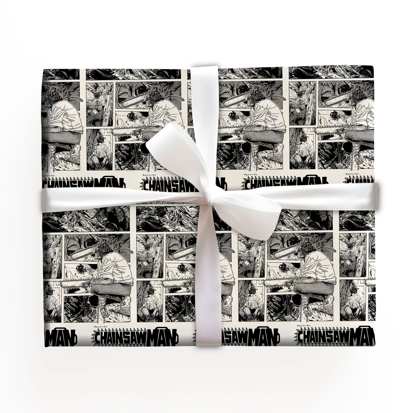 Chainsaw Man Christmas Wrapping Paper Rolls