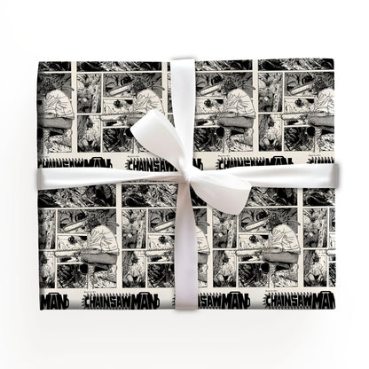 Chainsaw Man Christmas Wrapping Paper Rolls
