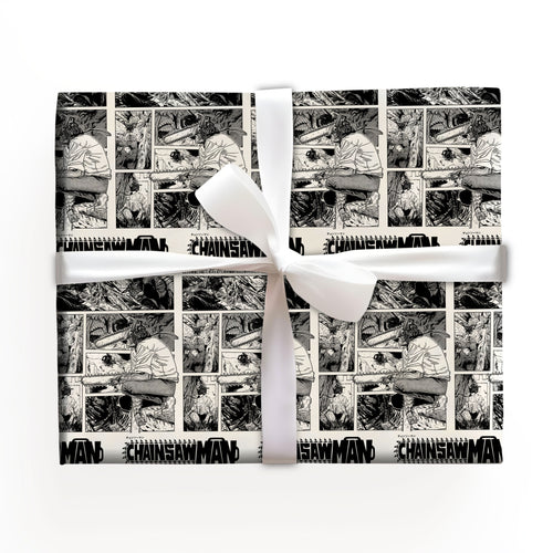 Chainsaw Man Christmas Wrapping Paper Rolls
