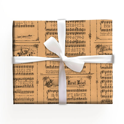Christmas Music Wrapping Paper Gift Lovers
