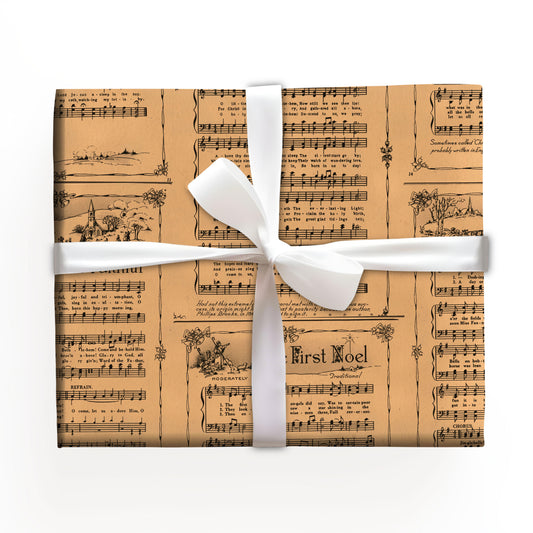 Christmas Music Wrapping Paper Gift Lovers