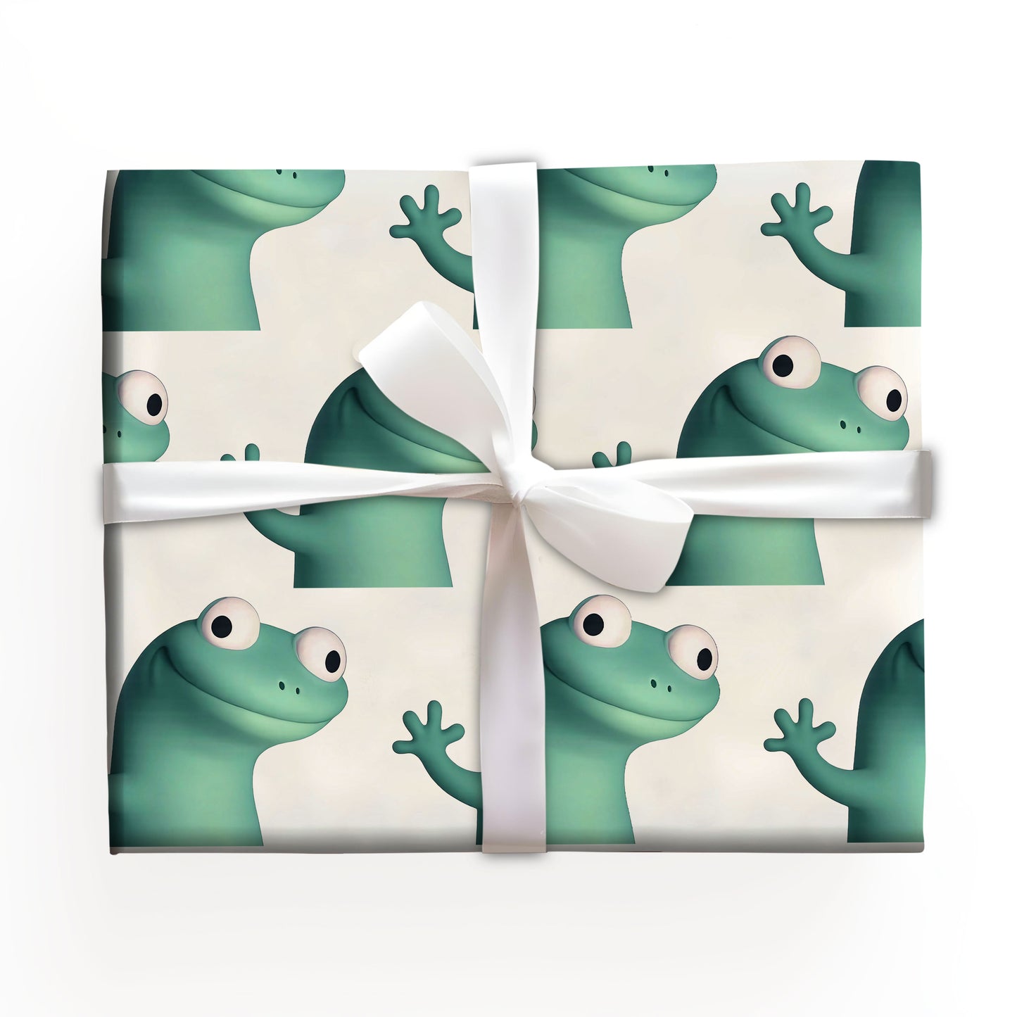 Lizard Meme Gift Wrap Funny Holiday Presents
