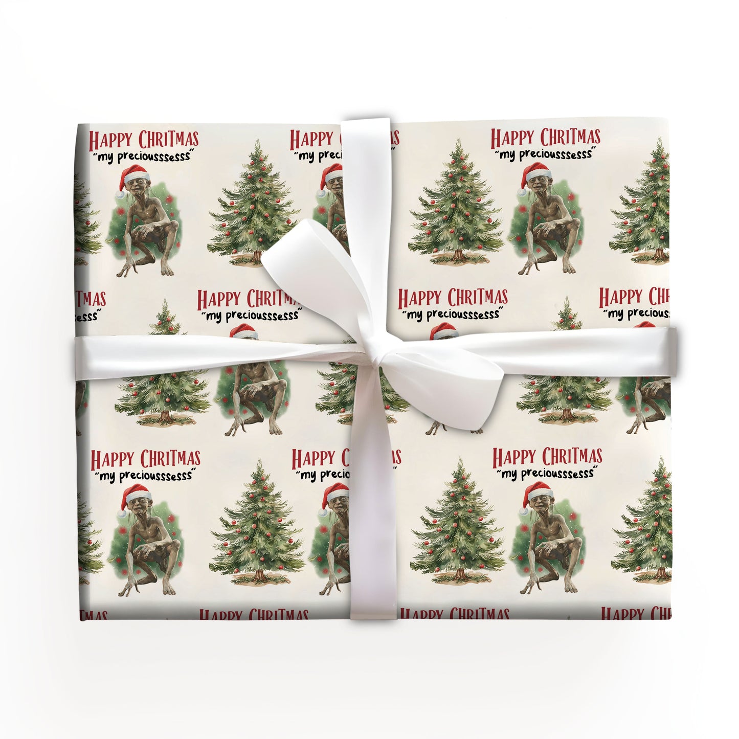 Gollum Lord Of The Rings Wrapping Paper