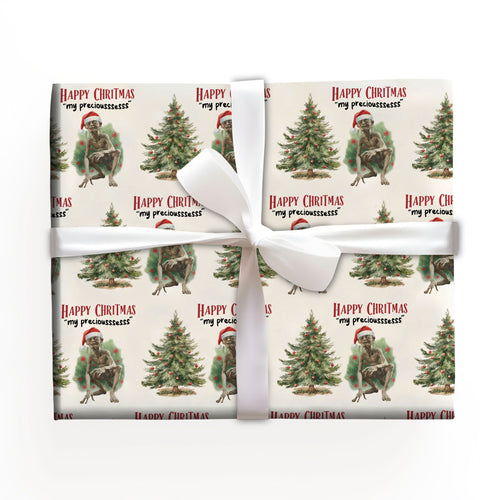 Gollum Lord Of The Rings Wrapping Paper