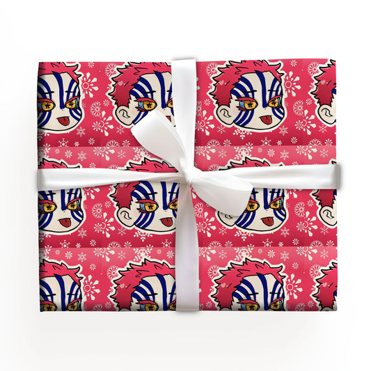 Akaza Demon Slayer Wrapping Paper
