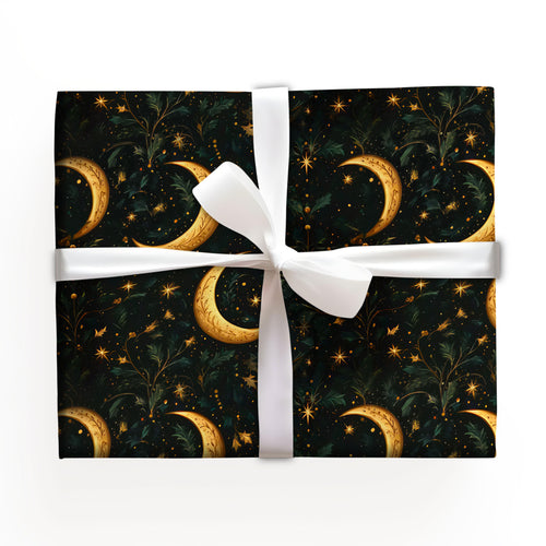 Dark Night Sky Wrapping Paper