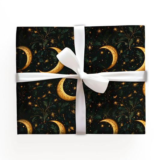 Dark Night Sky Wrapping Paper
