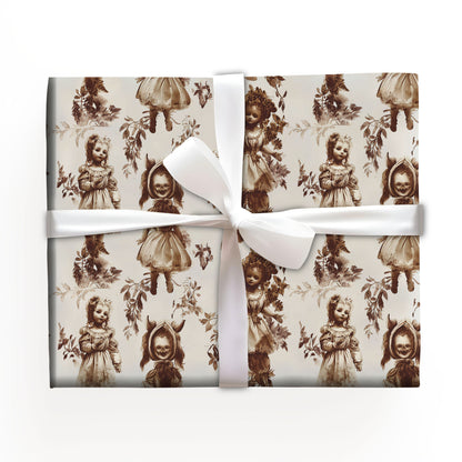 Gothic Baby Christmas Wrapping Paper