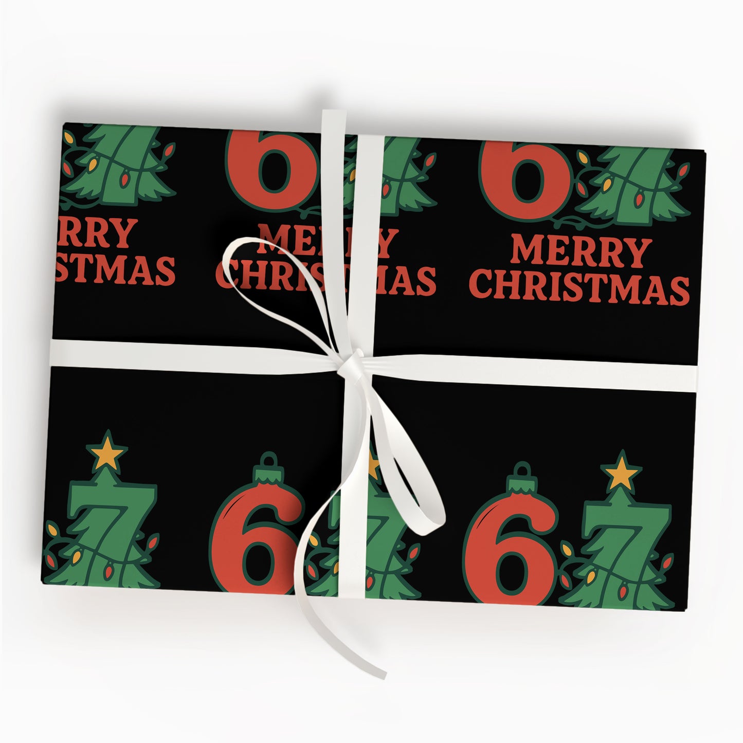 Merry Christmas 67 Years Old Wrapping Paper  Holiday Gift Wrap