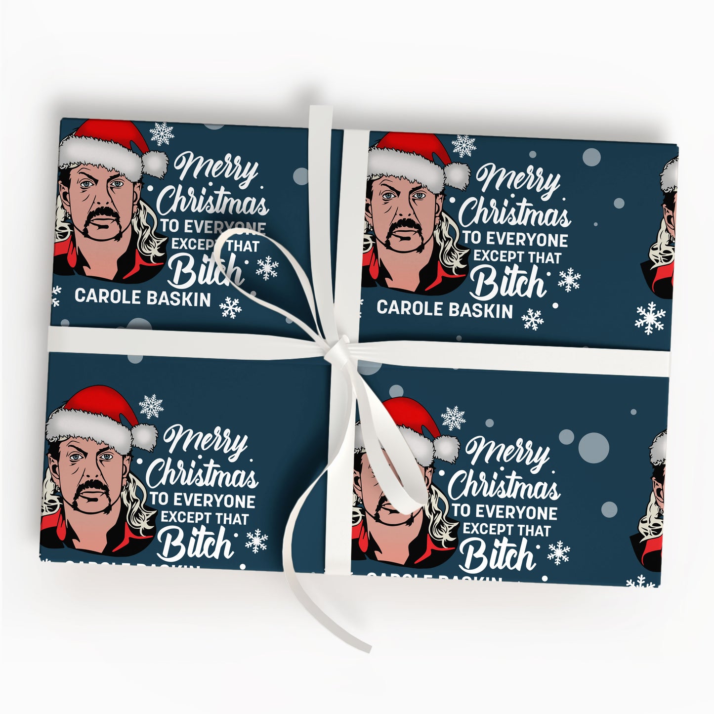Funny Carole Baskin Christmas Wrapping Paper