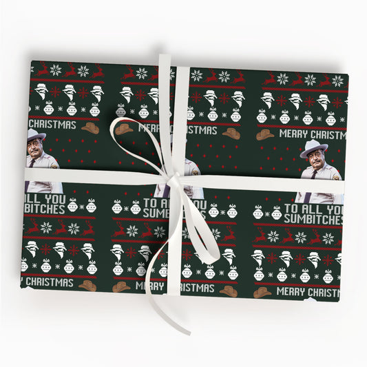 Buford T Justice Wrapping Paper