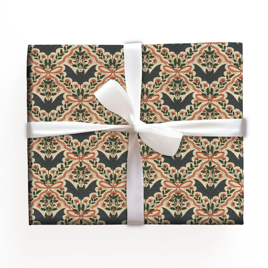 Bat Christmas Wrapping Paper