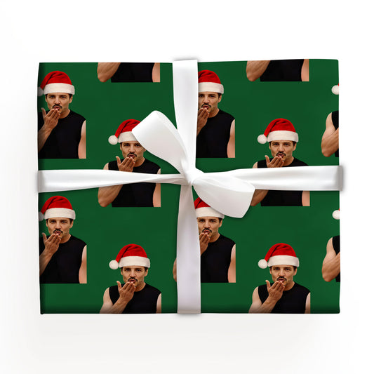 Pedro Pascal Santa Wrapping Paper