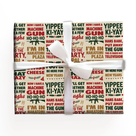 Die Hard Wrapping Paper
