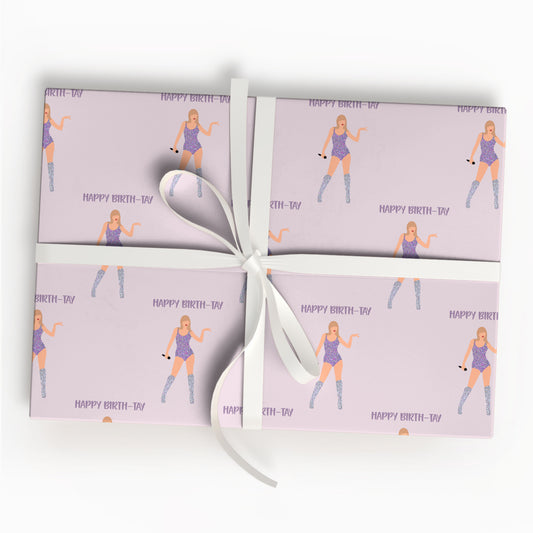 Showgirl Era Wrapping Paper Taylor Swift Gift Wrap