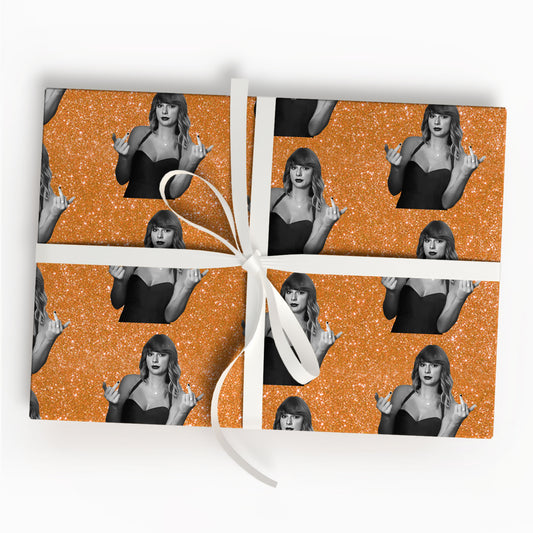 Taylor Swift Wrapping Paper Chic Music Lover Gift Wrap Roll