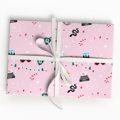 Taylor Swift Wrap Gifts Pop Star Holiday Gift Wrap