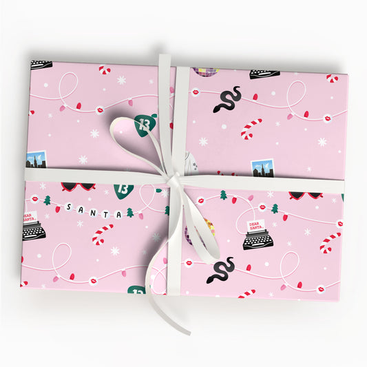Taylor Swift Wrap Gifts Pop Star Holiday Gift Wrap
