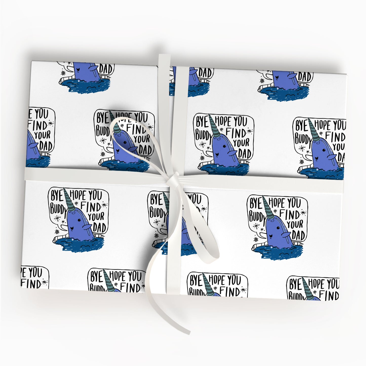 Bye Buddy Wrapping Paper Elf Christmas Movie Gift Wrap