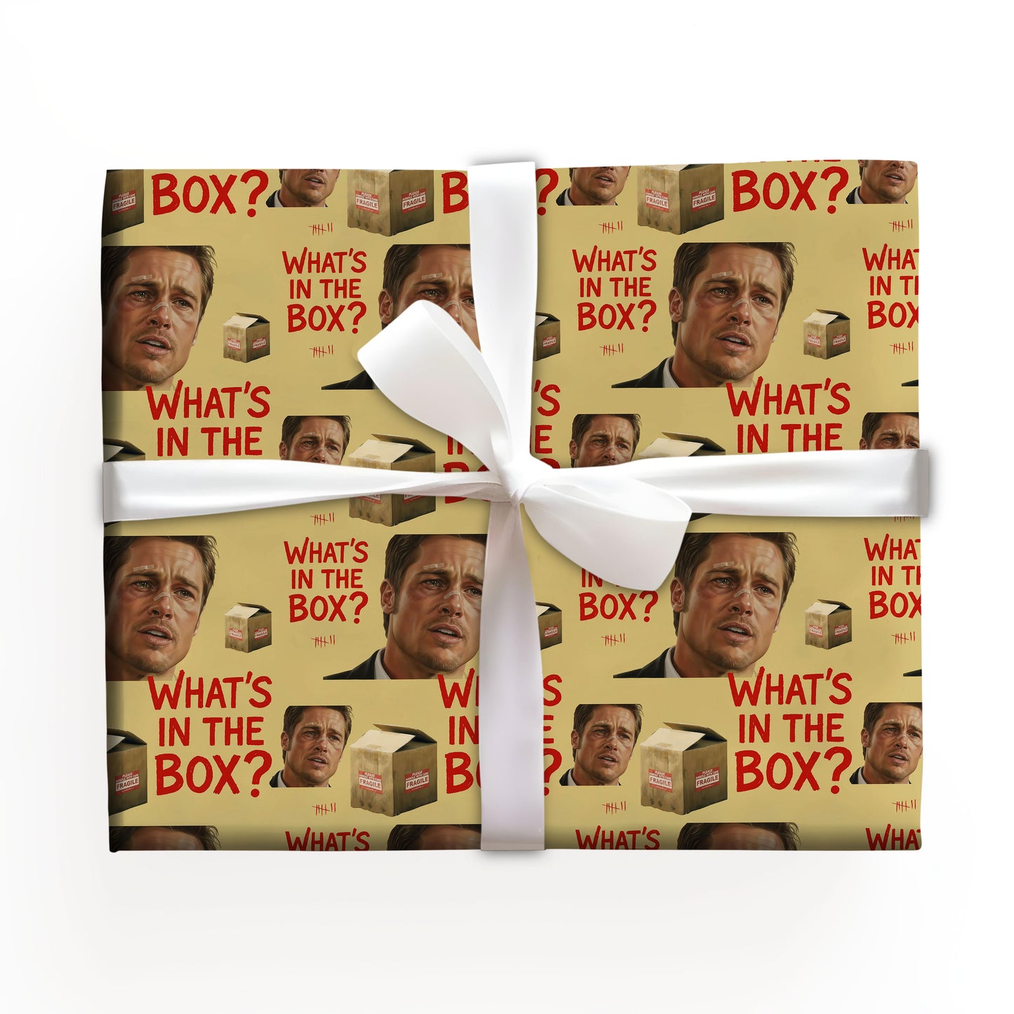 What's In the Box Wrapping Paper Gifts