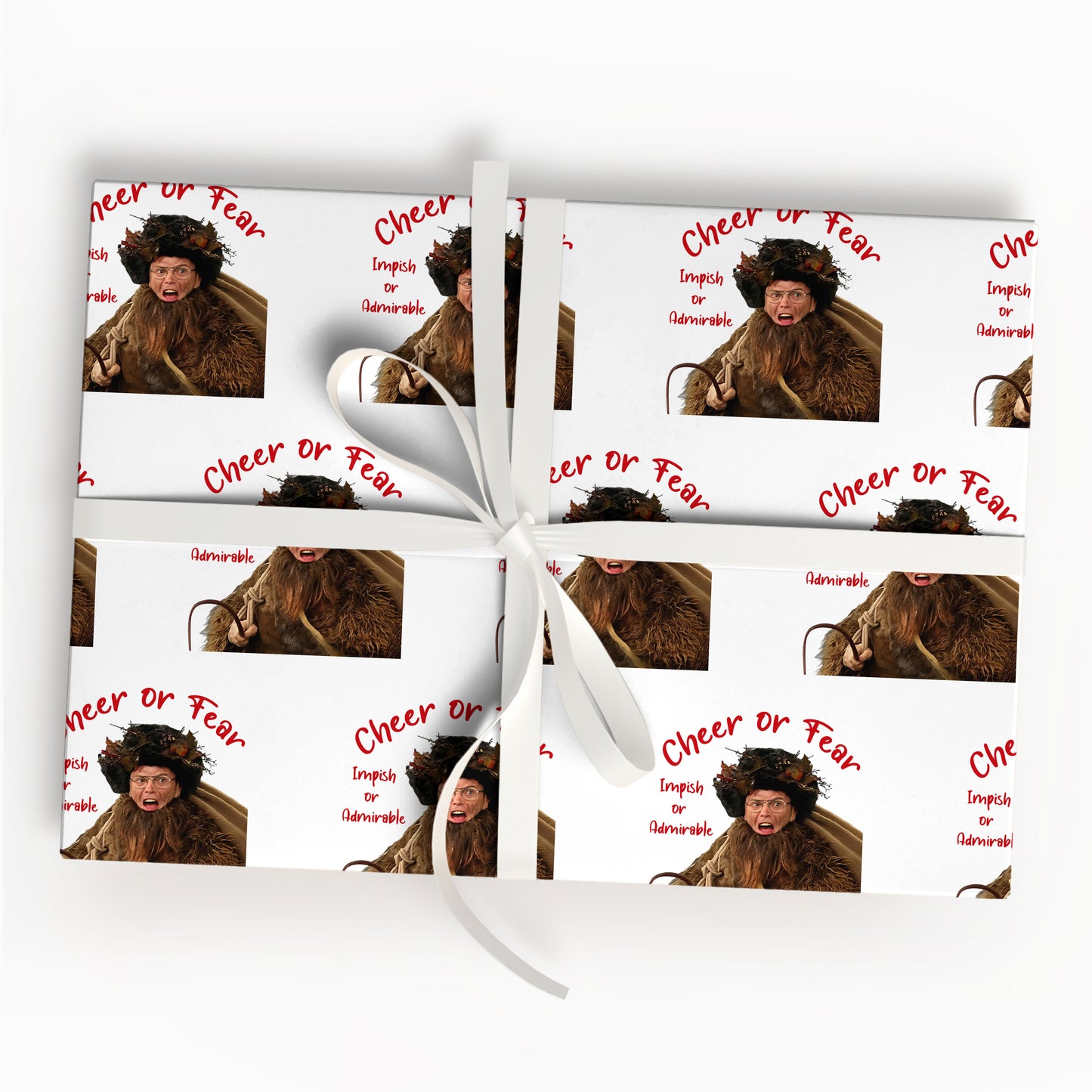 Belsnickel Wrapping Paper Funny Christmas Holiday Paper