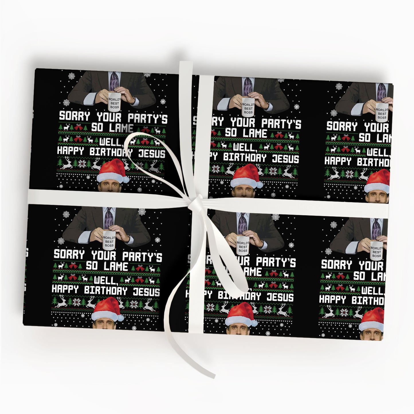 Michael Scott Sitcom Movie Matte Gift Wrapping Paper