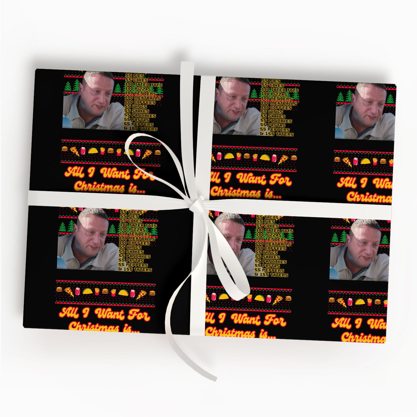 Crawler Beverages Wrapping Paper Funny Christmas Paper